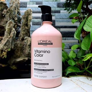 #l'oreal_pháp Dầu xả tóc giữ màu nhuộm Loreal Professionnel Paris Vitamino color radiance conditioner 750ml