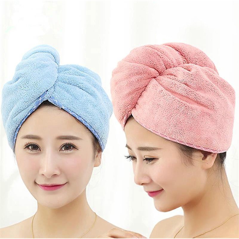 Khăn Quấn Tóc Nhanh Khô Bằng Sợi Siêu Nhỏ Tiện Dụng Cho Spa