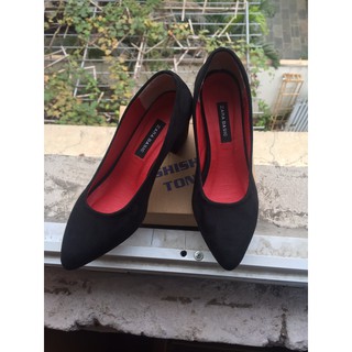 giày zara basic đế vuông 5 phân