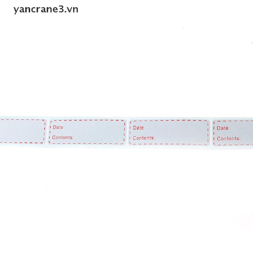 Nhãn dán đánh dấu ngày tháng cho hộp đựng thực phẩm trong tủ lạnh tiện dụng