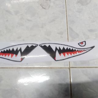 Tem Decal Hàm Răng  Dán Xe Giá Rẻ