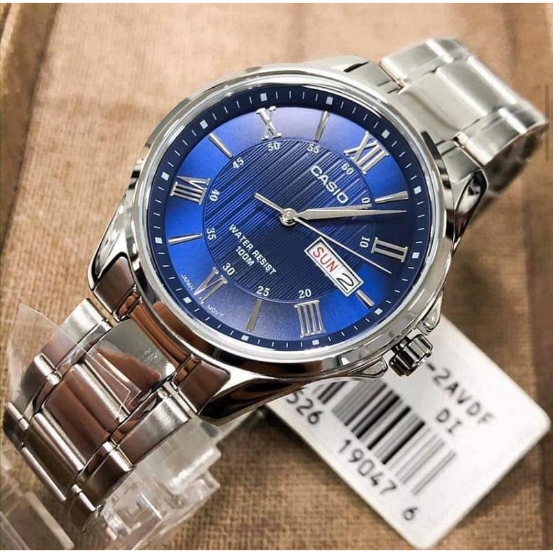 Đồng Hồ Nam Dây Thép Casio Standard MTP-1384D-2A Chính Hãng MTP-1384D-2AVDF
