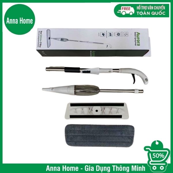 Cây Lau Nhà Phun Sương Thiết Kế Nhỏ Gọn, Độ Bền Cao, Hàng Loại 1 🔸 Anna Home