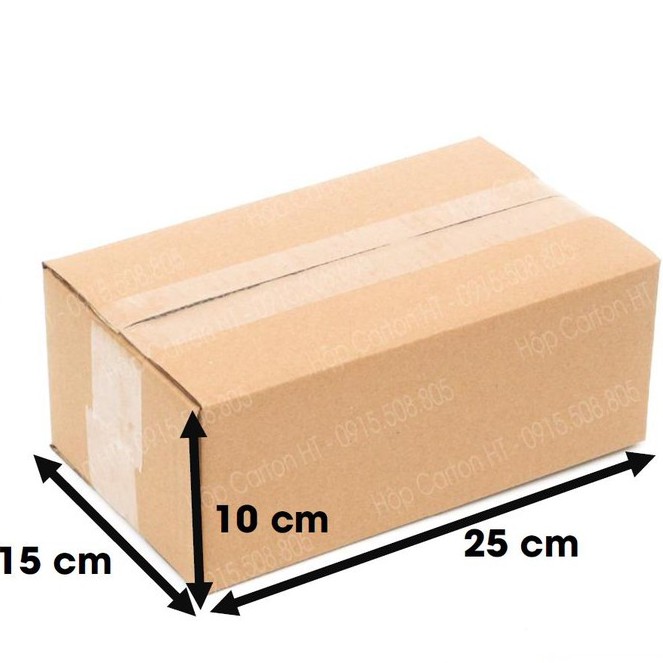 25x15x10 - 1 Hộp carton đóng hàng giảm giá ♥️ FREESHIP ♥️ TP1