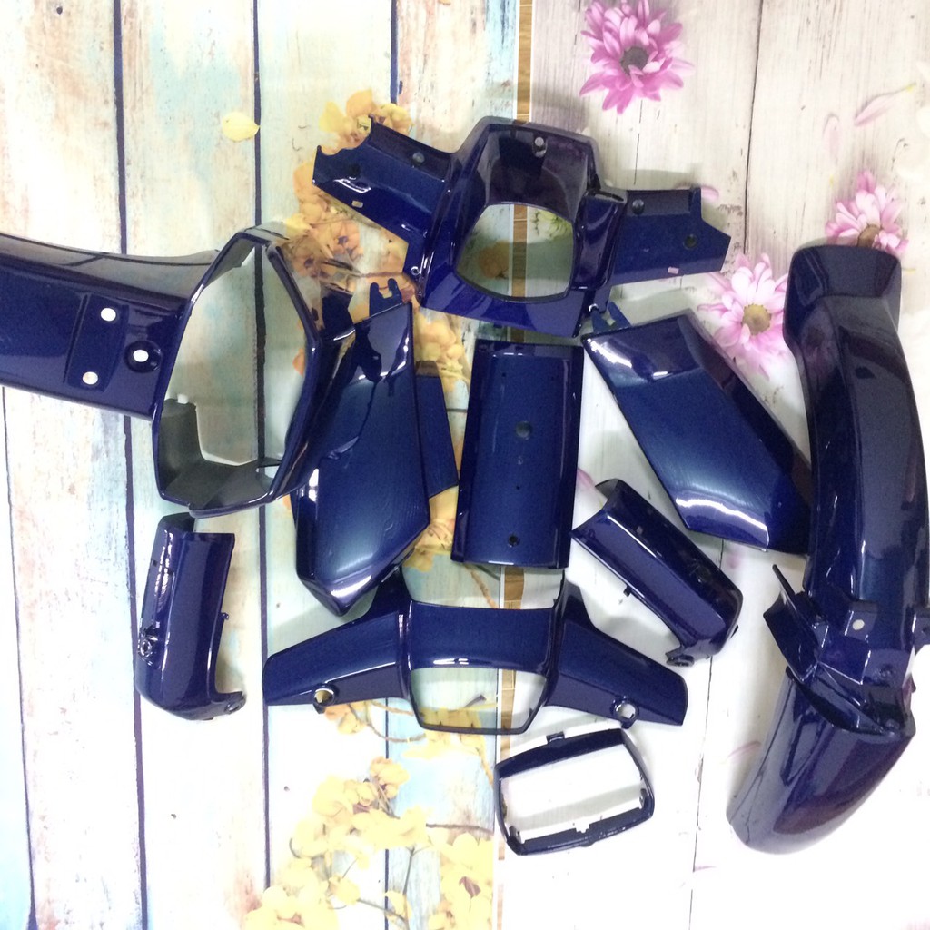 Dàn áo xe dream ll  màu XANH TÍM nhựa nguyên sinh ABS loại 1