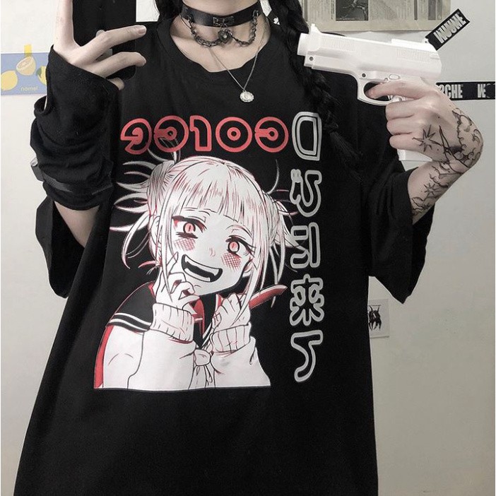 Áo thun in hình ÁO THUN, ÁO PHÔNG TAY LỠ UNISEX FORM RỘNG ANIME M73D HT SHOP giá siêu rẻ thời trang nam HOT