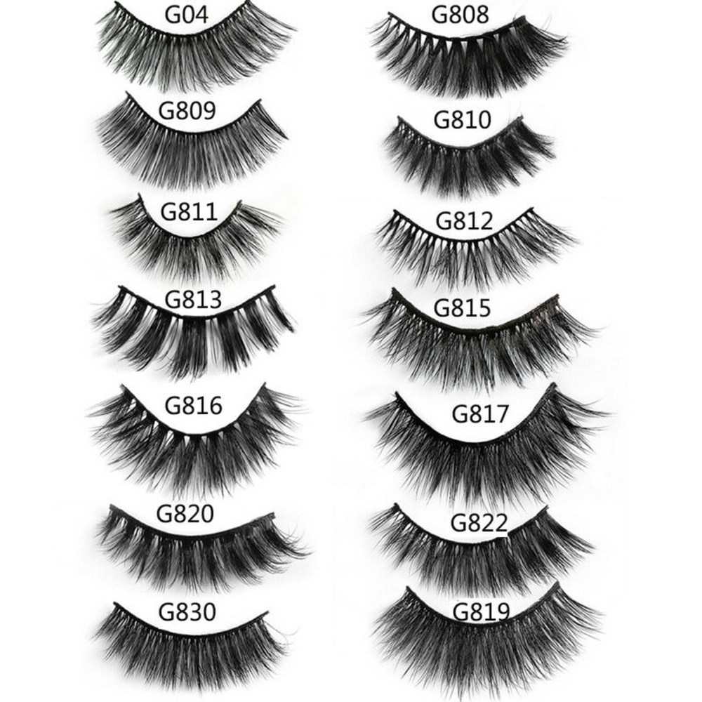 [Hàng mới về] Set 5 cặp lông mi giả tự nhiên 3D dành cho làm đẹp