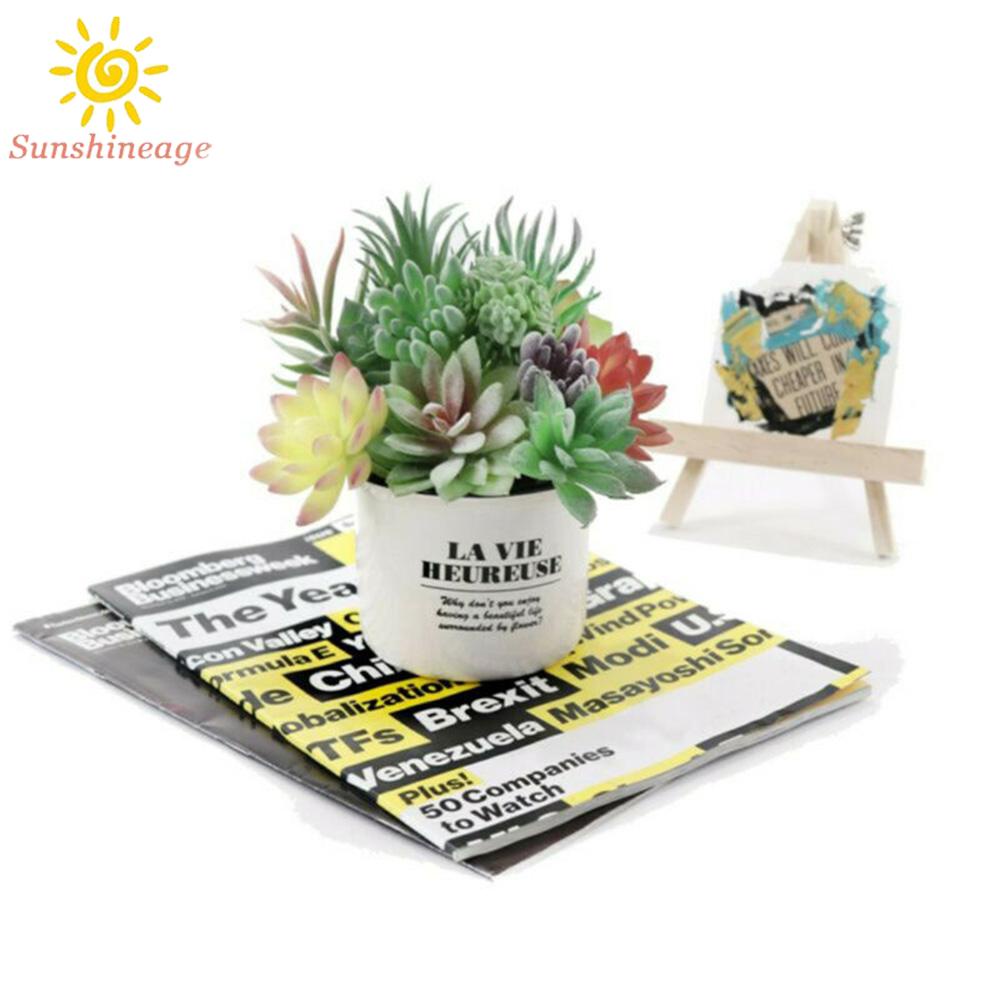 10PCS Artificial Succulent Plants Faux Assorted Unpotted Home Garden Fake Plants brand new and high quality