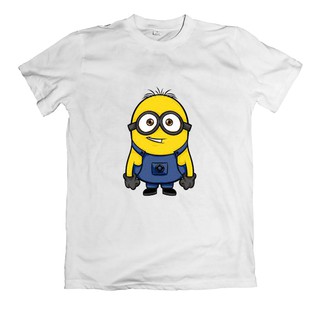 Áo thun in hình minions mặt ngu