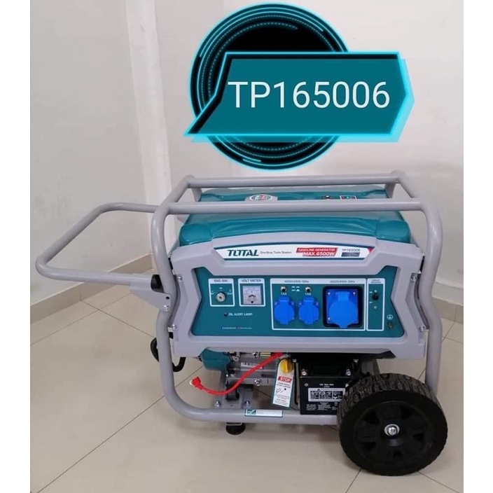 TOTAL MÁY PHÁT ĐIỆN DÙNG XĂNG 6.5 KW TP165006 (Cam kết Chính Hãng 100%)