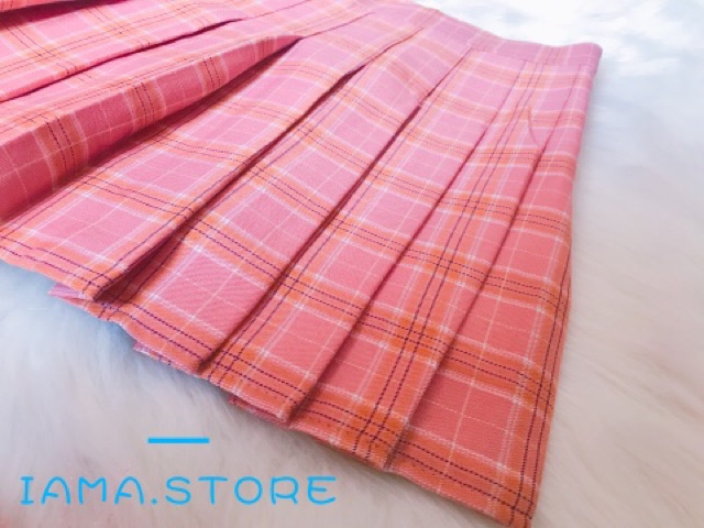 Chân váy caro Ulzzang - Hình thật ở cuối | BigBuy360 - bigbuy360.vn