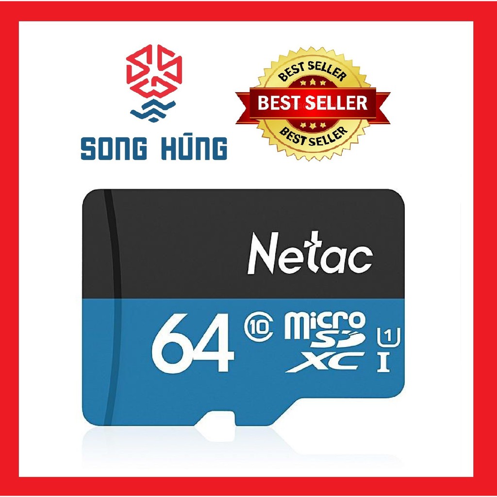 Thẻ nhớ MicroSD 64Gb Netac U1 Class 10 | BigBuy360 - bigbuy360.vn