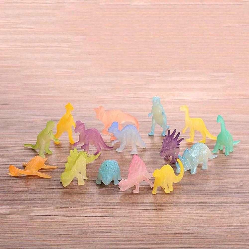 Set 16 Mô Hình Khủng Long Mini Dạ Quang Cho Bé Trai