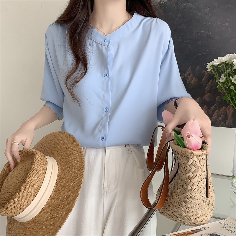 Áo Sơ Mi Nữ Dáng Rộng Thời Trang Mùa Hè Mới
