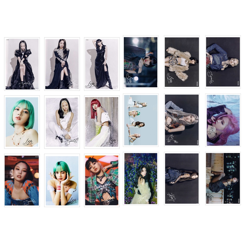[Ép Lụa] Lomo Card 36 Ảnh BLACKPINK THE ALBUM (có chữ kí)