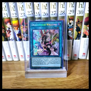 Thẻ bài yugioh chính hãng Dragonmaid Welcome – Secret Rare