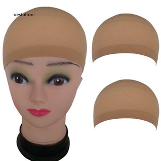 Set 2 nón trùm đầu bằng sợi nylon dùng để đội tóc giả