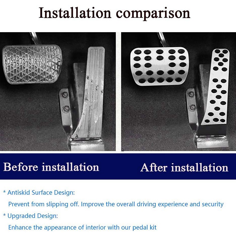 Bộ Bàn Đạp Chống Trượt Cho Mercedes-Benz C E S GLC GLE GLK SLK CLS SL Class W204 W205 W213 X253 W167