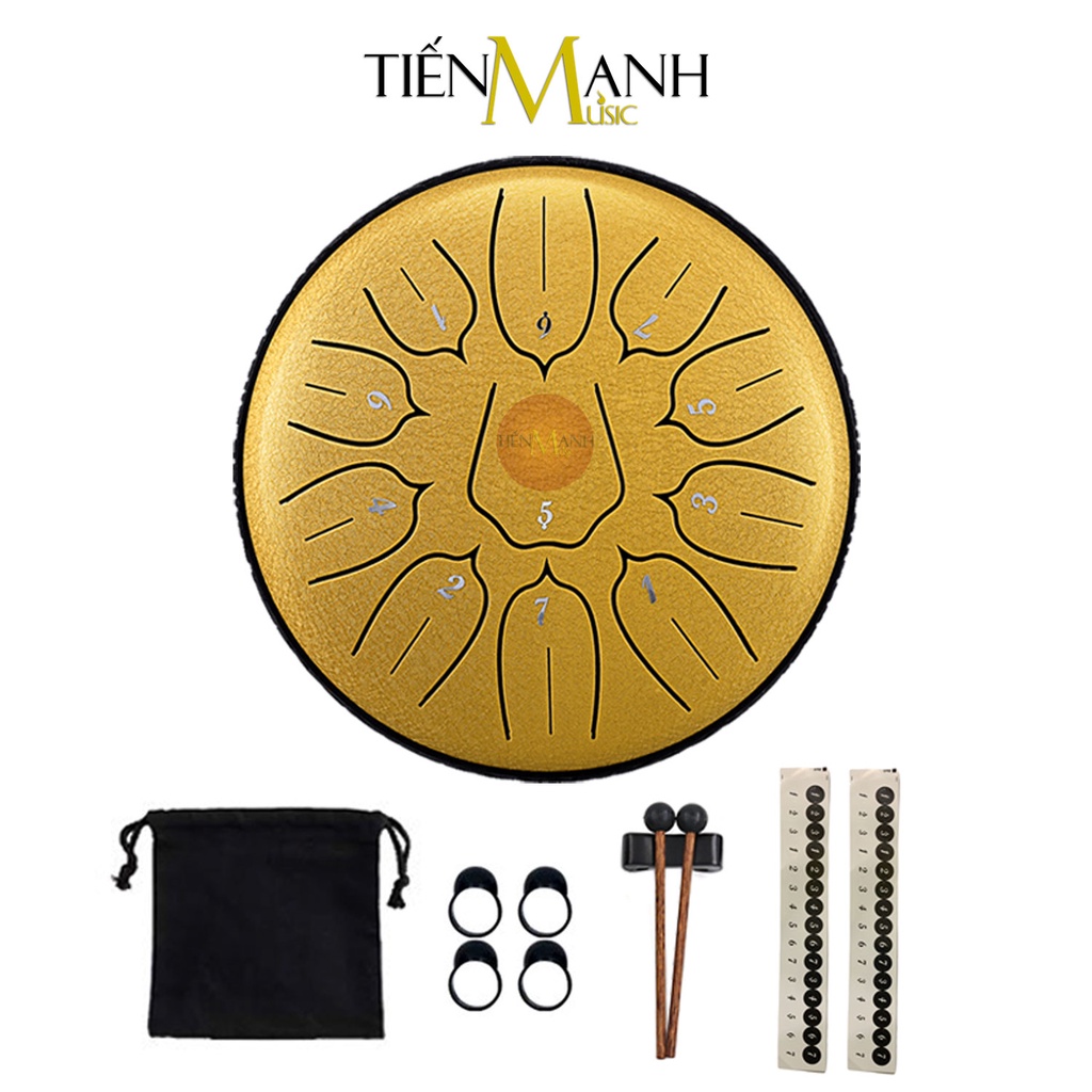 [Chính Hãng] Trống Tank Huashu 11 Tone Mini THL11 (Steel Tongue Drum THL11-6 Lưỡi Thép Không Linh)