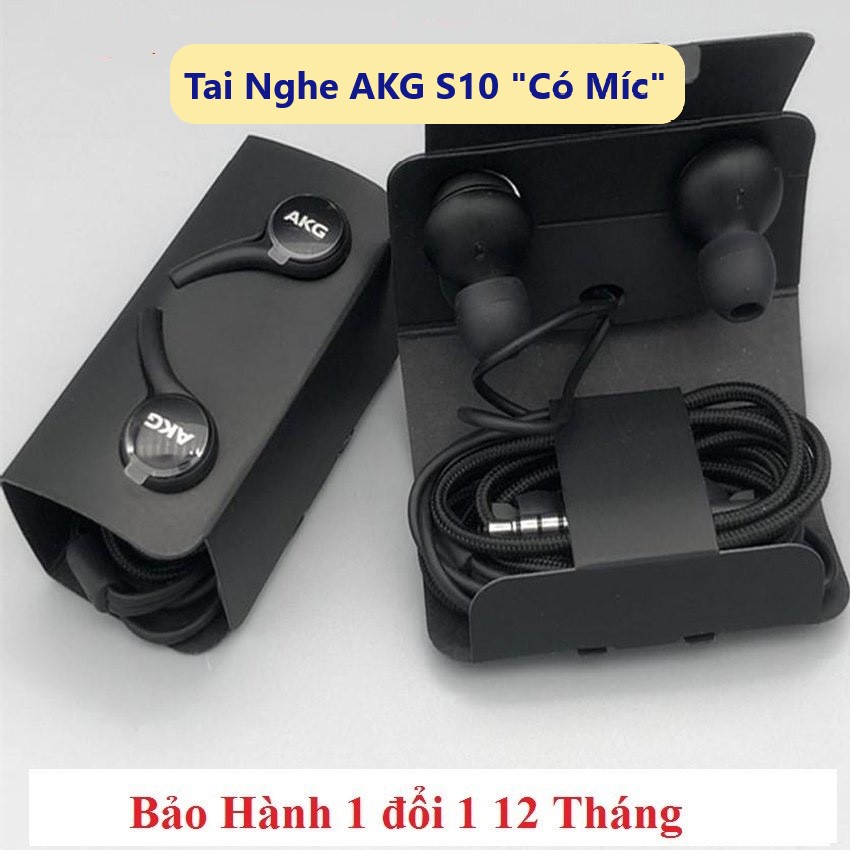  Tai Nghe Nhét AKG S10 Hàng Zin - Âm thanh cực hay dùng cho các loại jack 3.5mm - TuHaiStore