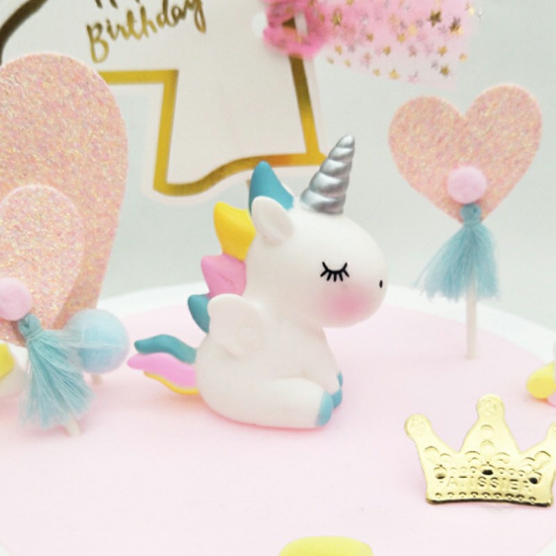 Ngựa, kì lân PONY ngồi trang trí bánh kem, bánh sinh nhật - Pepper26 Shop