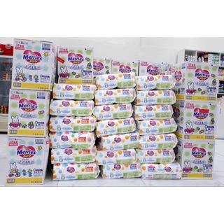 Bỉm dán/ quần Merris cộng miếng S82/M64/L52/M58/L44/XL38/XXL28