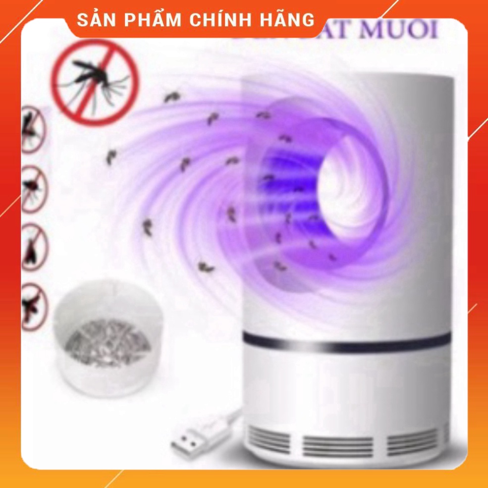 Đèn bắt muỗi hình trụ cổng Usb - Máy bắt muỗi ruồi thông minh diệt côn trùng bảo vệ sức khỏe BH
