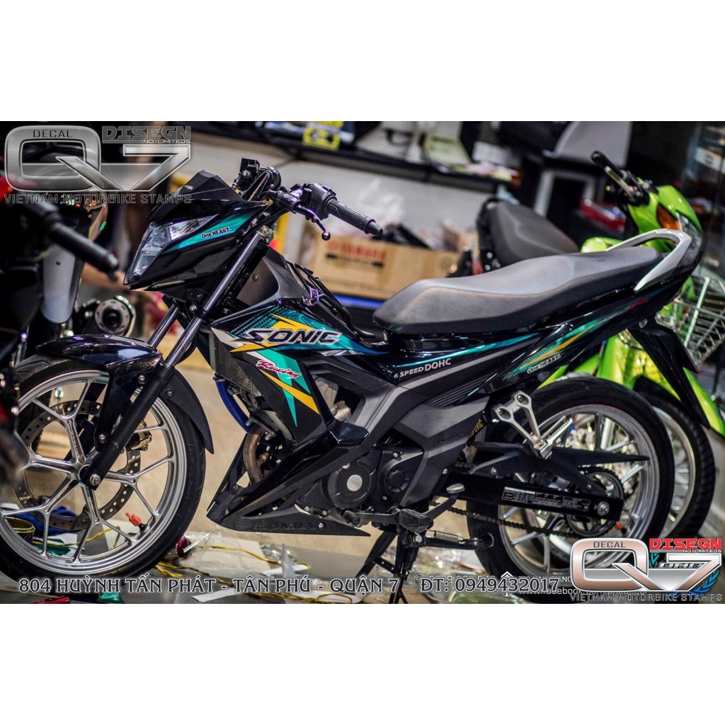 Tem Rời SONIC 150 Đen - decalq7