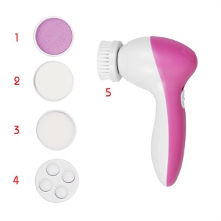 Máy rửa mặt, massage mặt 5 đầu AE8782