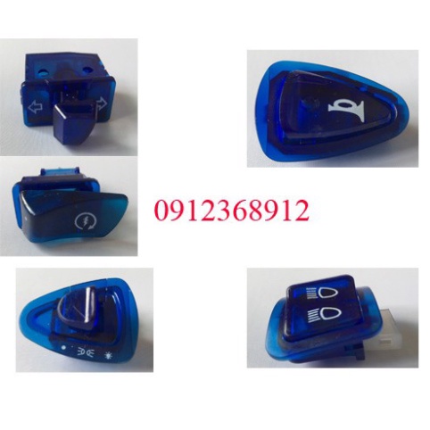 Bộ Công tắc màu 5 món cho xe ga SH 2012-2019/ AB/ lead/vision / Sh mode