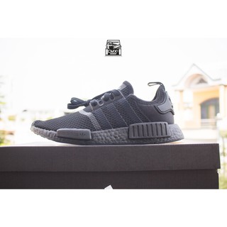😘 giày adidas nmd r1 triple black - size 40 40.7- real authetic 100%