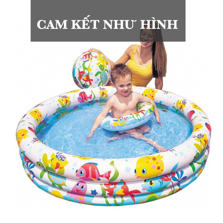 [FREESHIP❤️] COMBO BỂ BƠI HƠI 3 TẦNG KÈM PHAO KÈM BÓNG CHO BÉ NHƯ HÌNH MẪU 2020