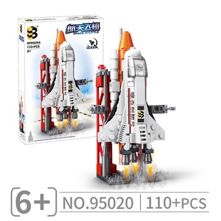 [110 CHI TIẾT] BỘ ĐỒ CHƠI XẾP HÌNH MÔ HÌNH TÀU VŨ TRỤ - Đồ Chơi Lắp Ráp TÀU CON THOI