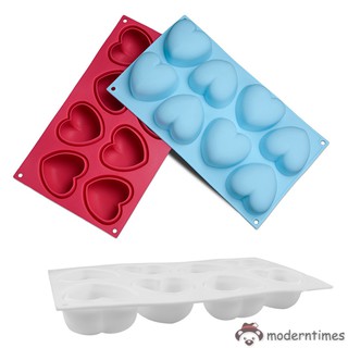 Khuôn Silicon Làm Bánh Hình Trái Tim 3d