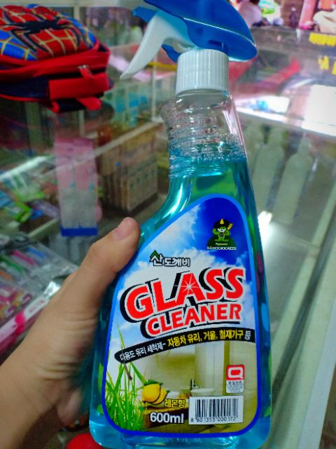 Xịt tẩy rửa kính Glass Cleaner Sandokkaebi 600ml