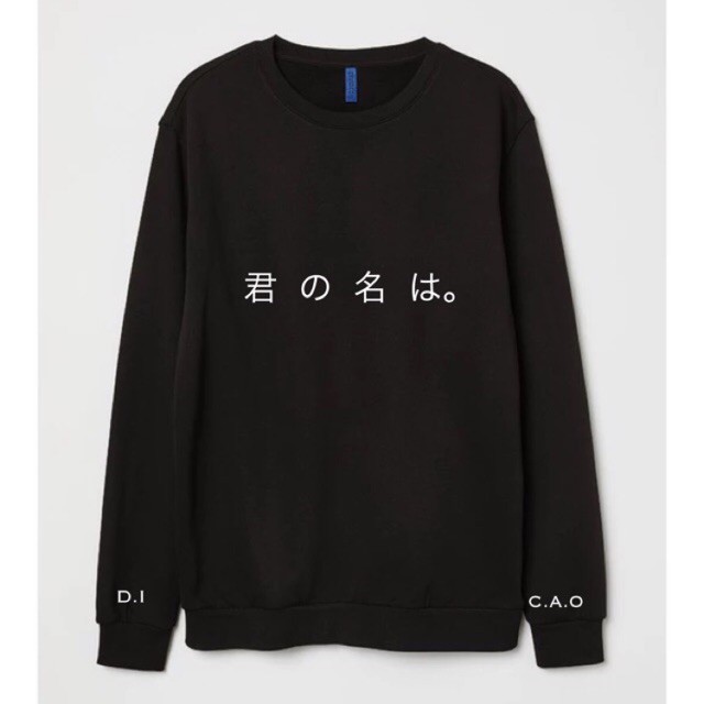 Áo sweater Your Name ( M1)