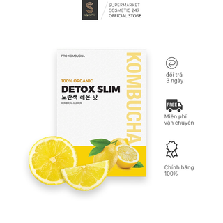 Trà kombucha Pro Kombucha detox đẹp da loại 10 gói/ 1 hộp
