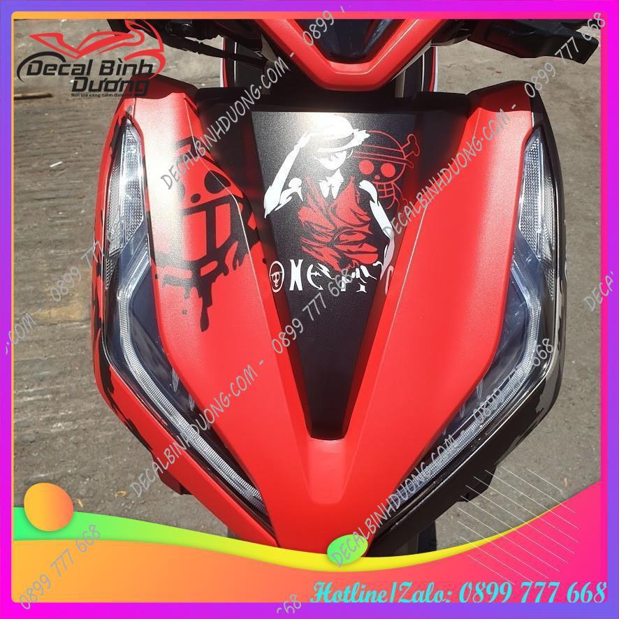 Tem Xe Click Vario 125 150 Mẫu One Piece đỏ đen Decal Nham Tiki Info Vn