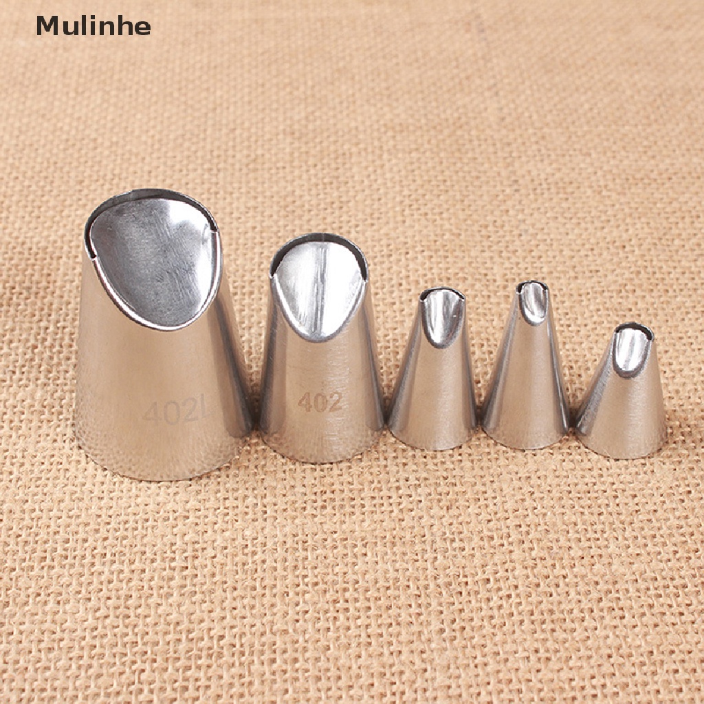 Set 5 Đuôi Bắt Bông Kem Bằng Thép Không Gỉ