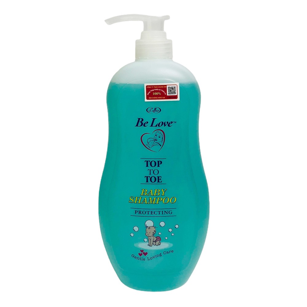 Sữa tắm gội toàn thân cho bé Be Love Protecting L'AFFAIR Malaysia 850ml - chai màu xanh - Baby shampoo