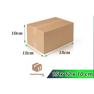 20 hộp carton 15x12x10 Thùng giấy Carton,hộp carton Đóng Hàng