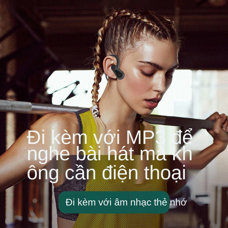 ❒tai nghe thể thao bluetooth chuyên dành tập dục gaming [Mang bài hát của riêng bạn] Có cắm thẻ vào cổ treo thẩm mỹ phổ