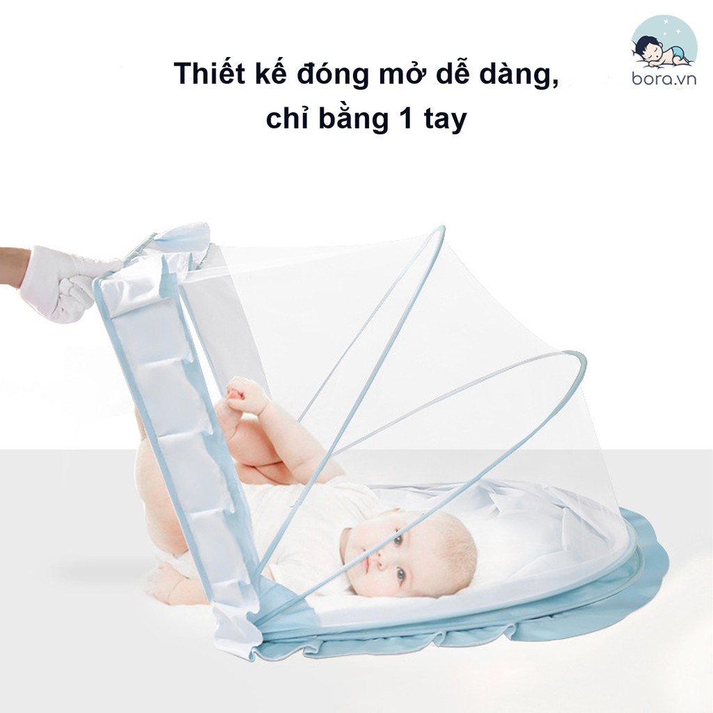 Màn gấp cao cấp chống muỗi cho bé