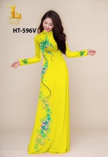 Vải áo dài in 3 D
