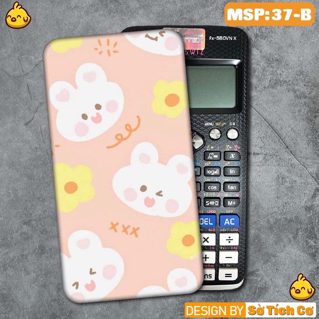 Miếng decal dán máy tính fx-570, fx-580, fx-880, Casio, Vinacal,... Chủ đề Hồng Pink MSP: 37