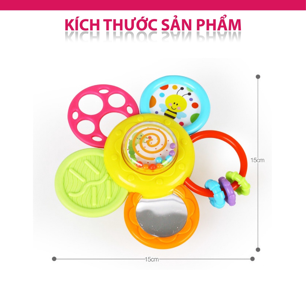 Đồ chơi set 4 món xúc xắc cầm tay khu vườn của bé Winfun 3207