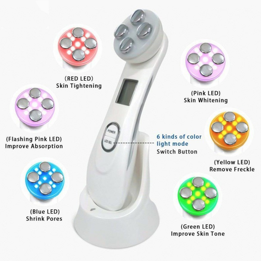 Máy chăm sóc massage da mặt đa chế độ Beauty Instrument Ultrasonic  cao cấp