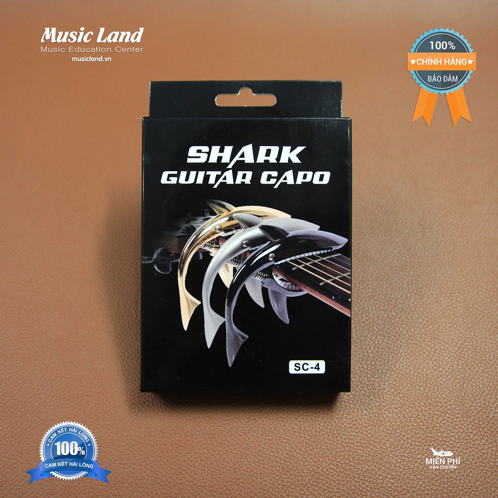 Capo Đàn Guitar Acoustic Cá Mập SC-4 – Chính Hãng