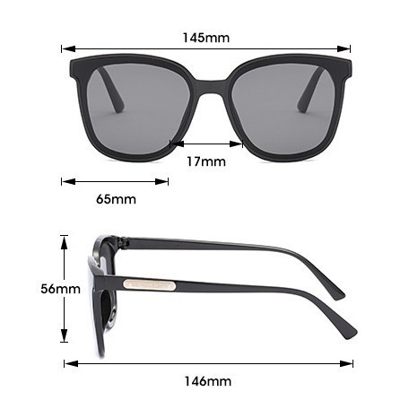 Kính thời trang nam màu đen chống nắng, mắt kính râm chống tia uv400 K323 shop996 | BigBuy360 - bigbuy360.vn