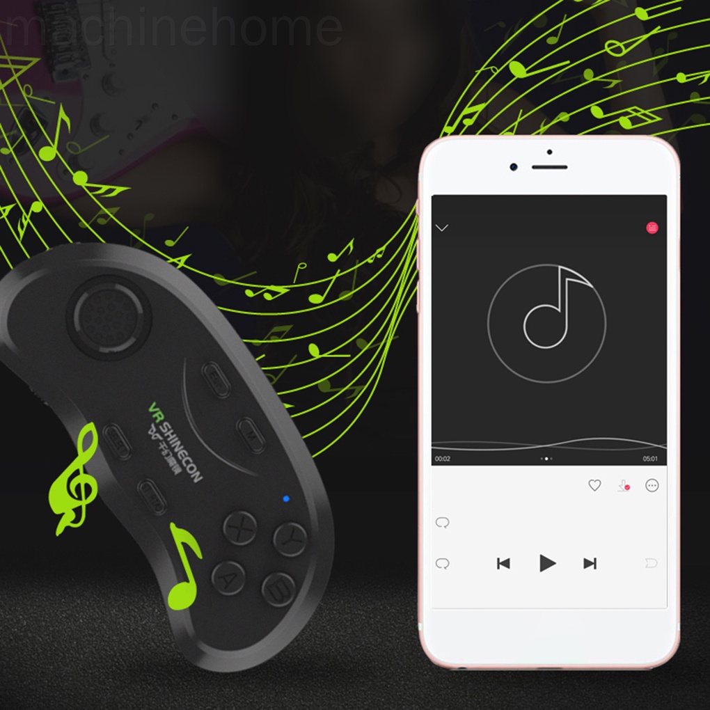 Điều Khiển Từ Xa Chơi Game Không Dây Kết Nối Bluetooth Vr Shinecon Cho IOS Android PC TV Máy Gia Đình